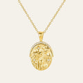 Days Eye Necklace in Gold