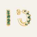 Esme Hoop Earrings in Gold