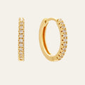 White Jovial Hoops