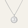 Lilia Pearl Necklace in Silver