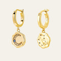 To The Moon & Back Drops Gold
