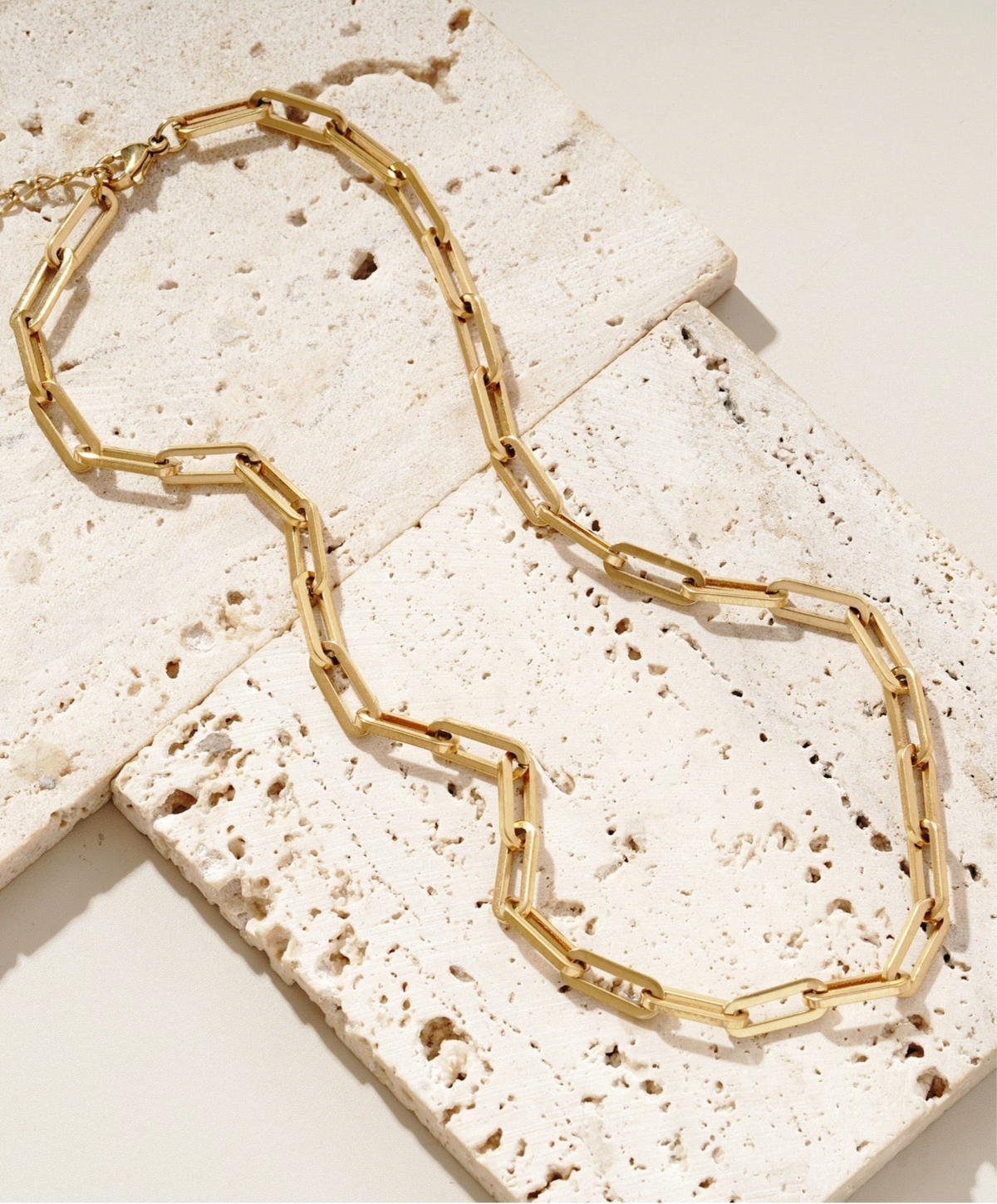 Midi Link Chain in Gold