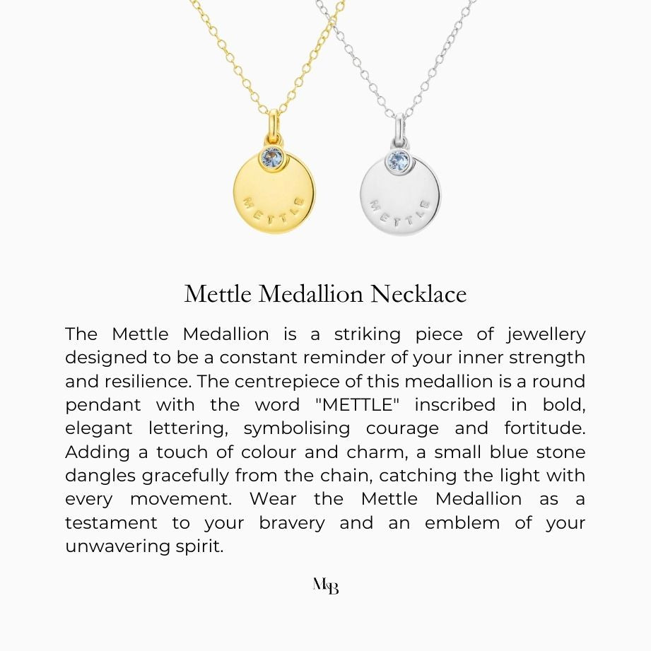 Mettle Medallion in Silver