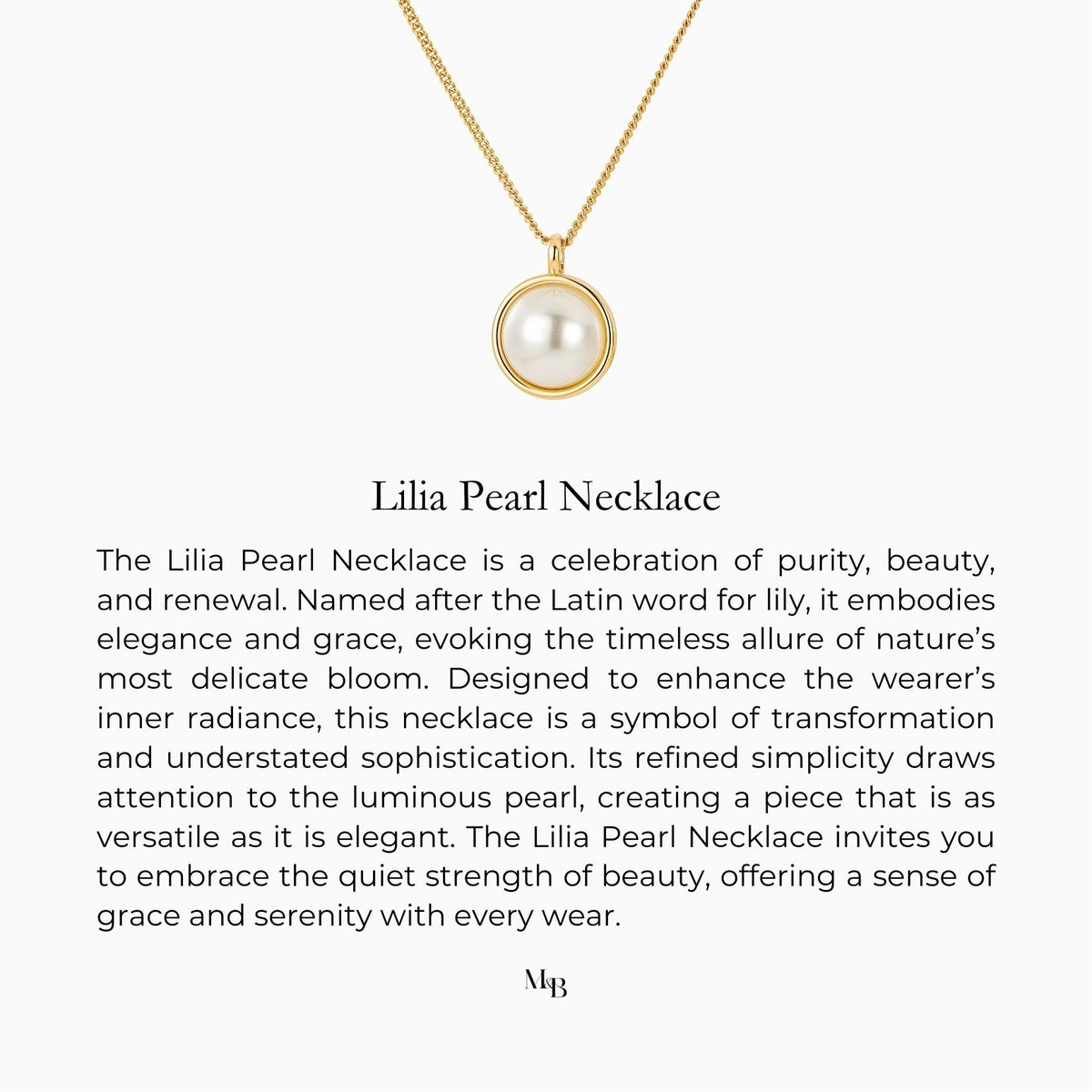 Lilia Pearl Necklace