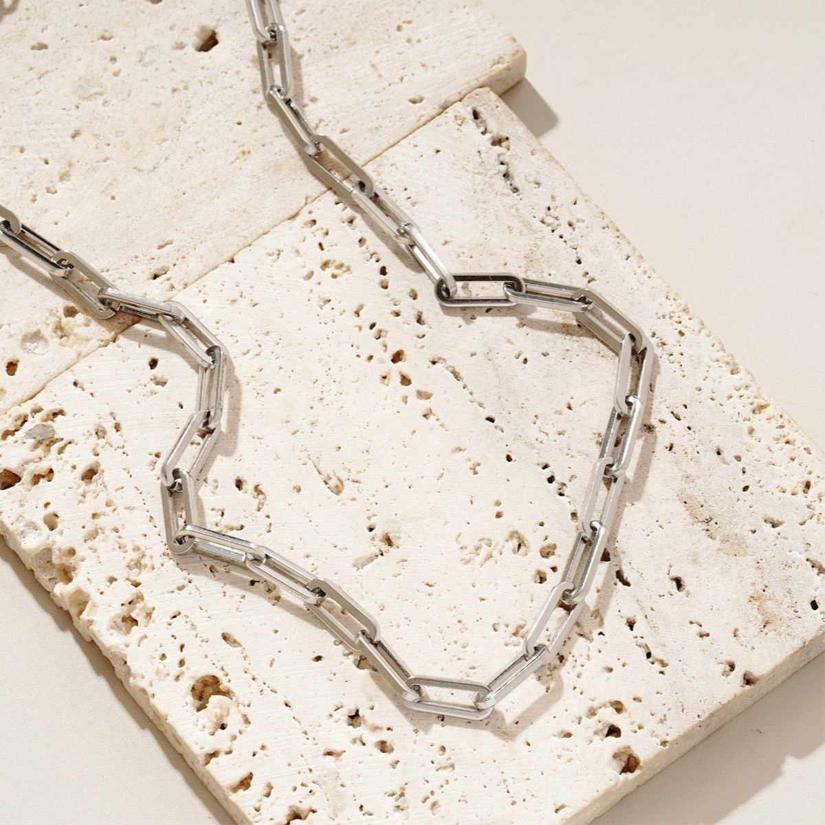 Midi Link Chain in Silver