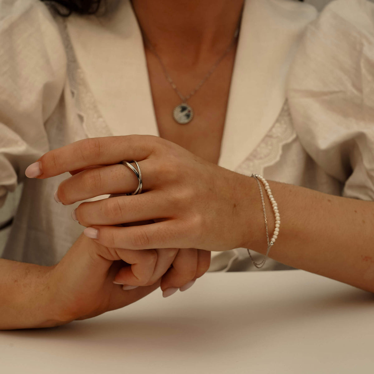 Silver Puzzle Ring