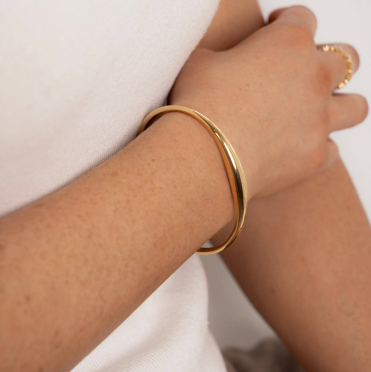 Duet Bangle - Two Tone