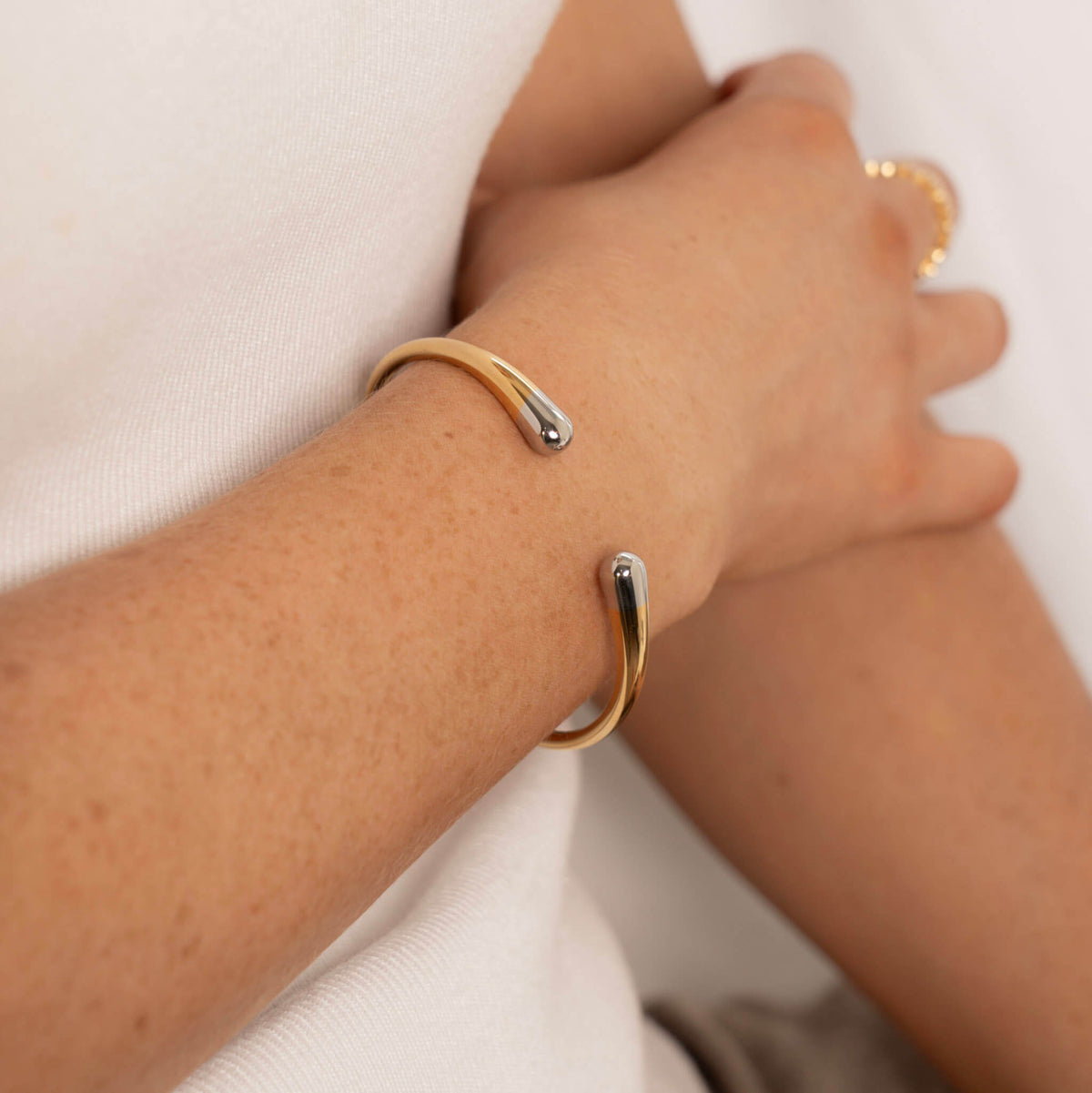 Duet Bangle - Two Tone