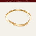 Pre-order: Nurture Wave Bangle - 14k water resistant