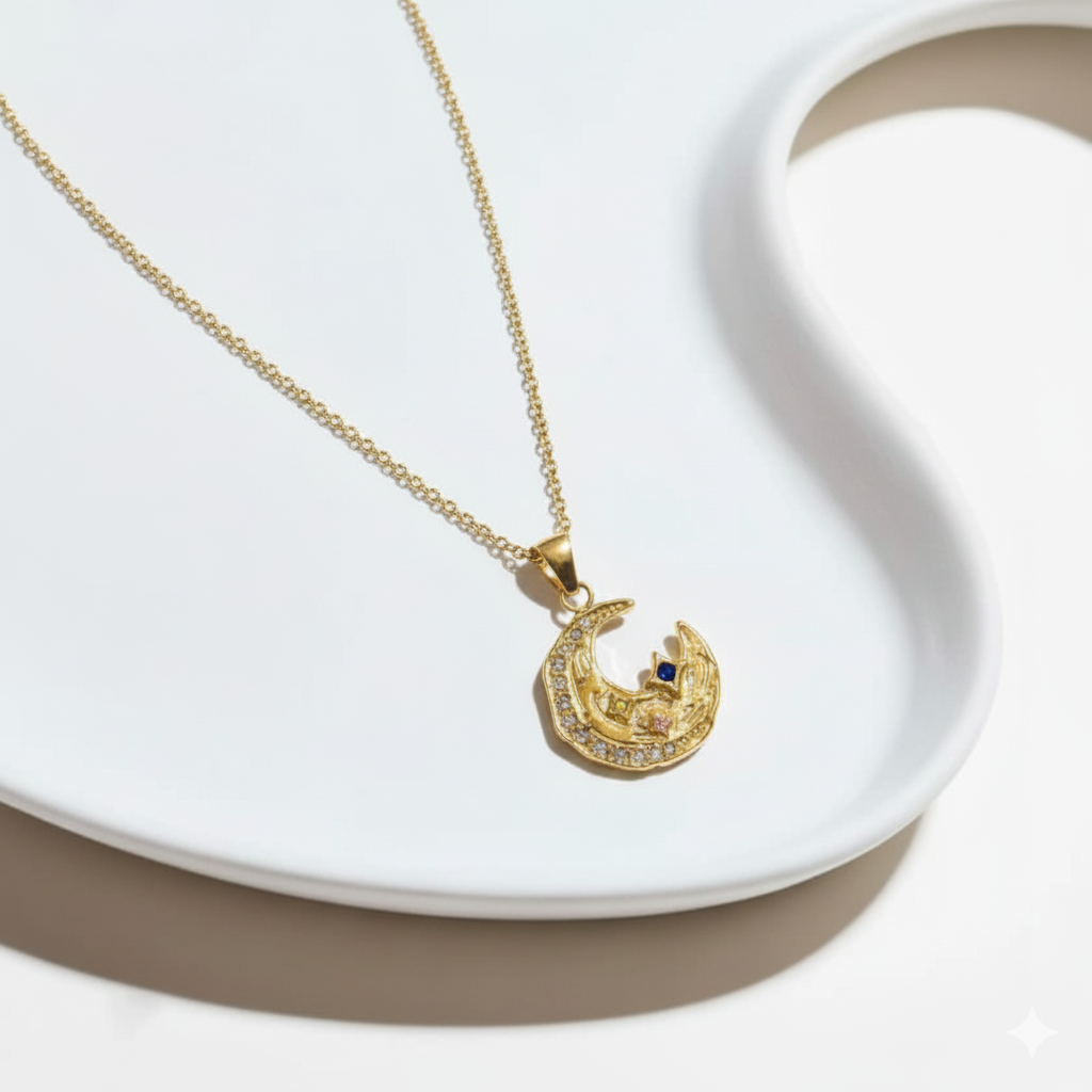 Moonlight Necklace - Gold