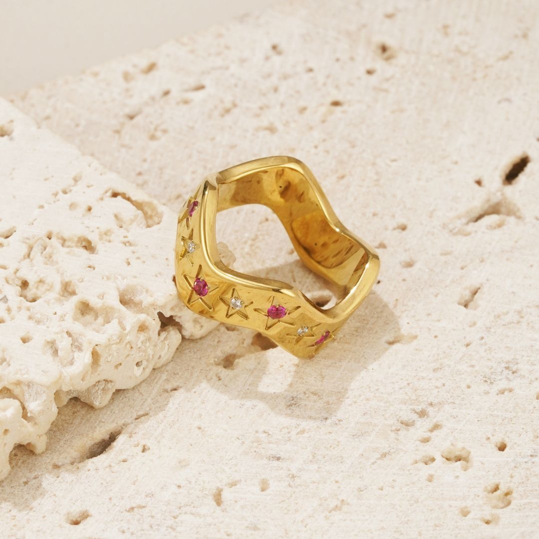 Chunky Zig Zag Ring