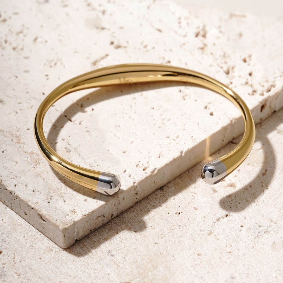 Duet Bangle - Two Tone