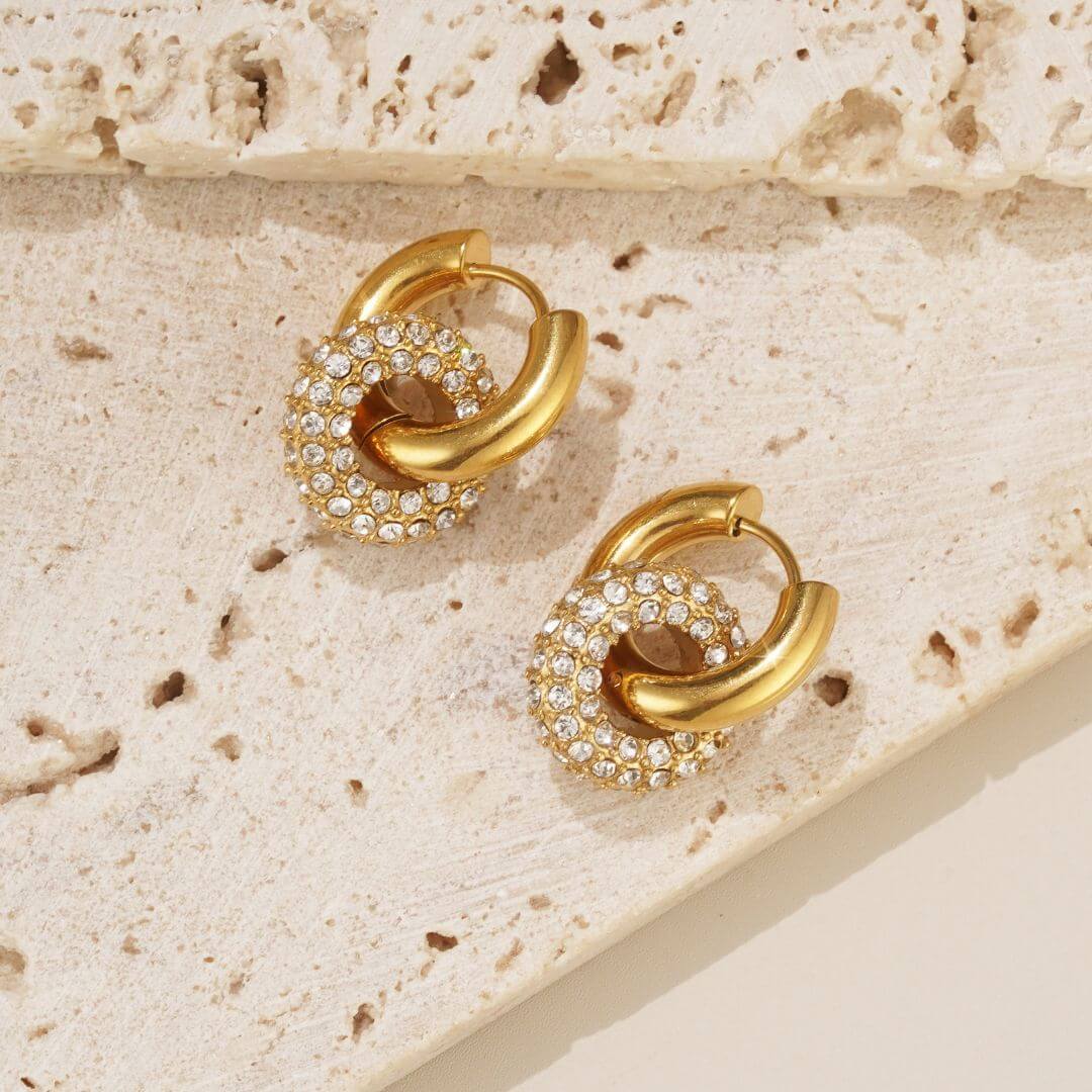 Gold Duet Earrings