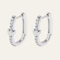 Lennon Hoop Earrings Silver