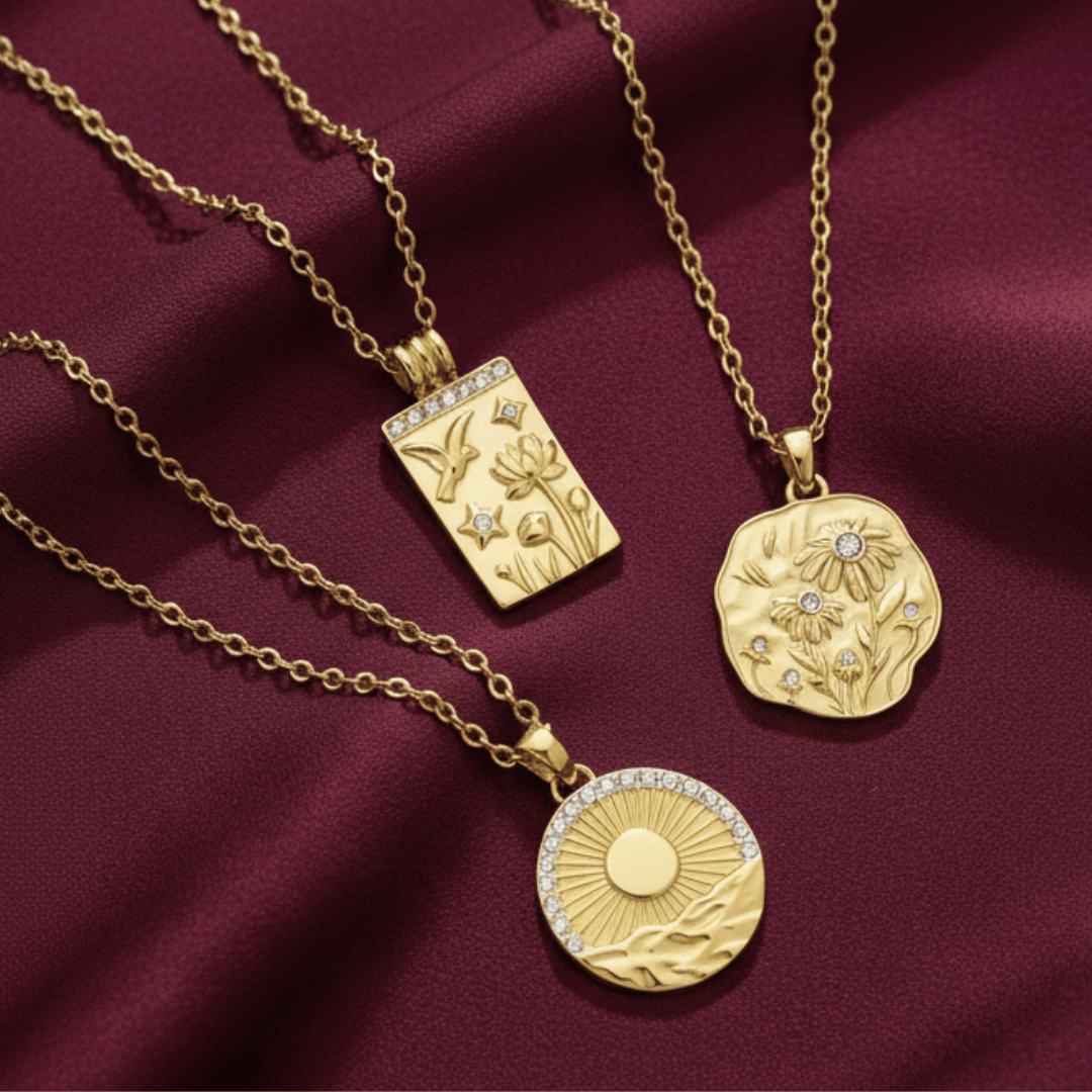 Days Eye Necklace 2.0 - Gold