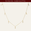 Pre-order: White Chakra Necklace - Gold