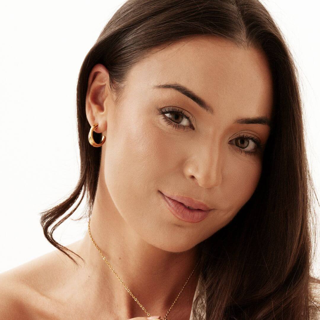 Muse Hoop Earrings - Gold