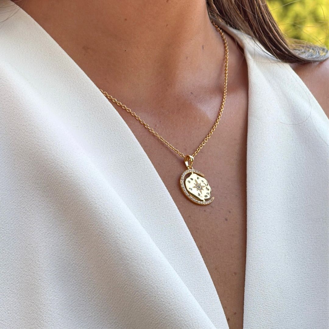 My Sun, Moon & Stars Necklace 2.0 - Gold