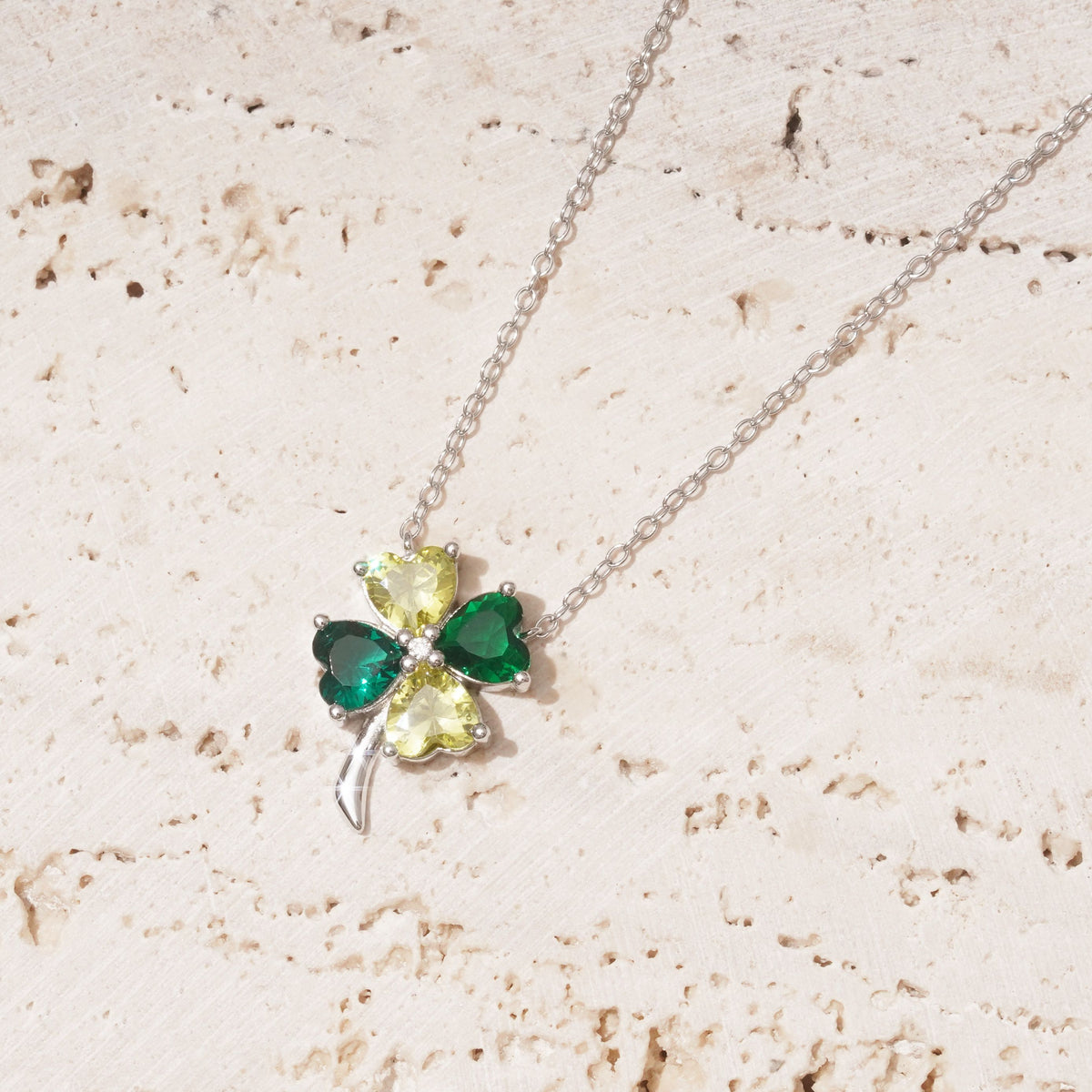 Silver Clover Necklace