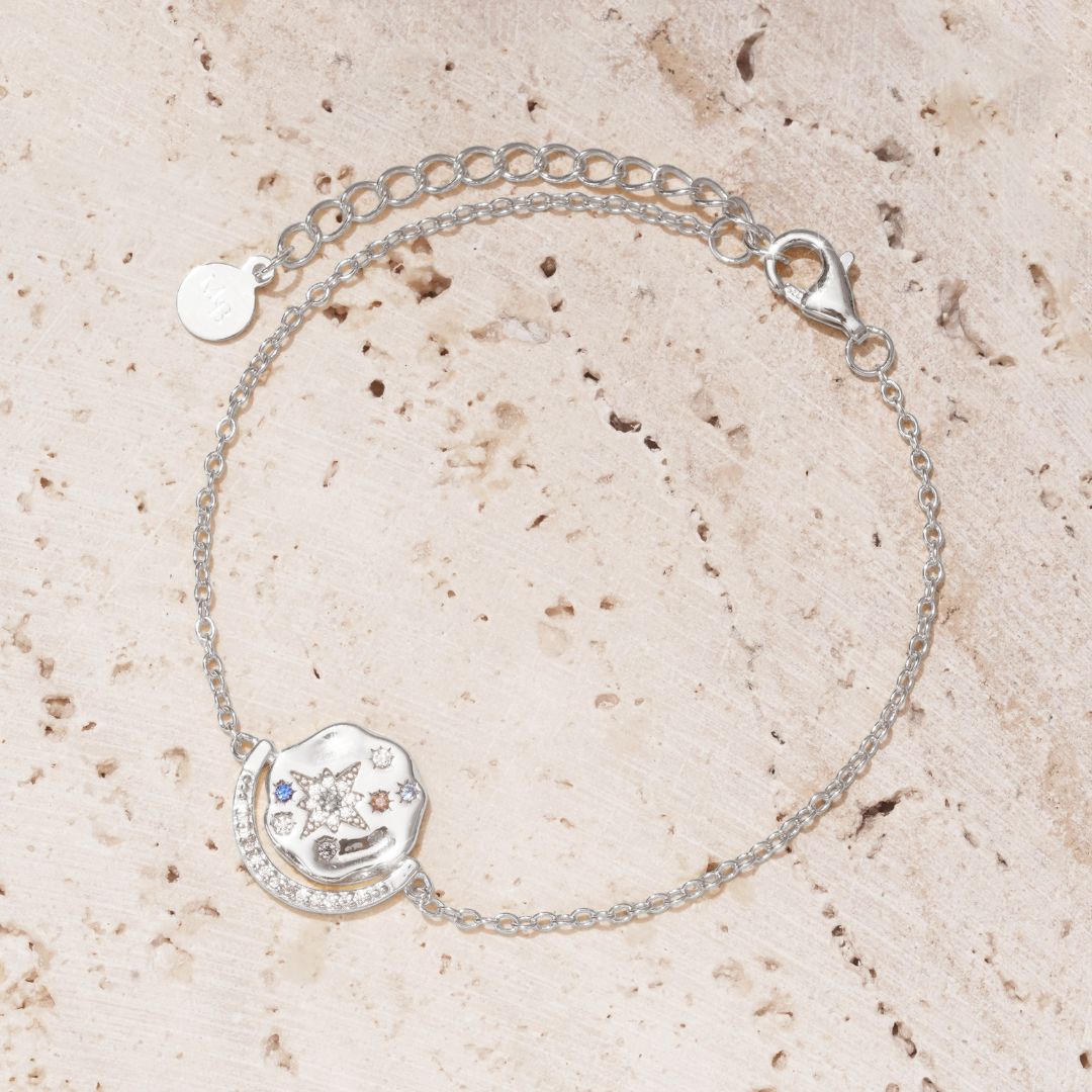 Silver My Sun, Moon & Stars Bracelet