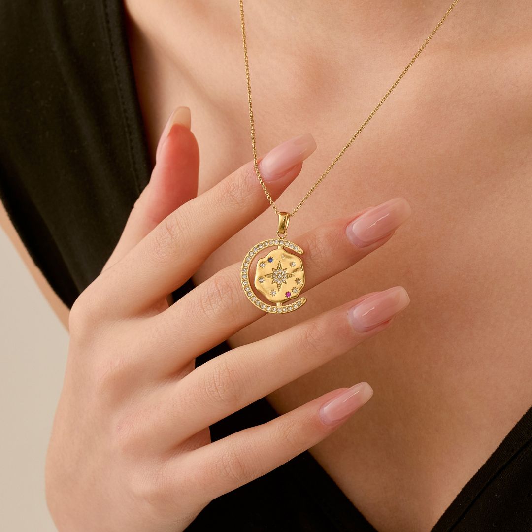 My Sun, Moon & Stars Necklace 2.0 - Gold
