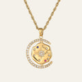 My Sun Moon & Stars Necklace Rope Chain - Gold