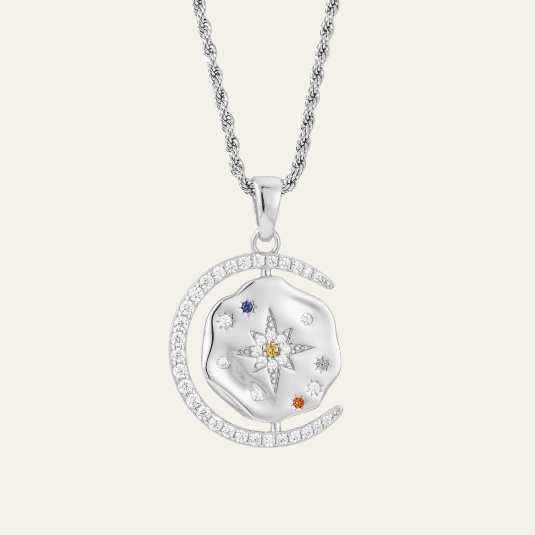 Pre-order: My Sun, Moon & Stars Rope Chain - Silver