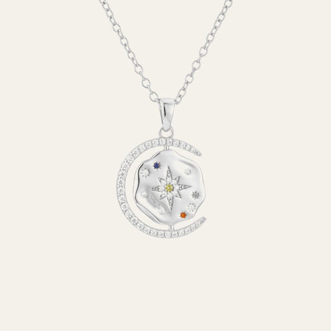 My Sun, Moon & Stars Necklace 2.0 in Silver