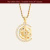 My Sun Moon & Stars Necklace Rope Chain - Gold