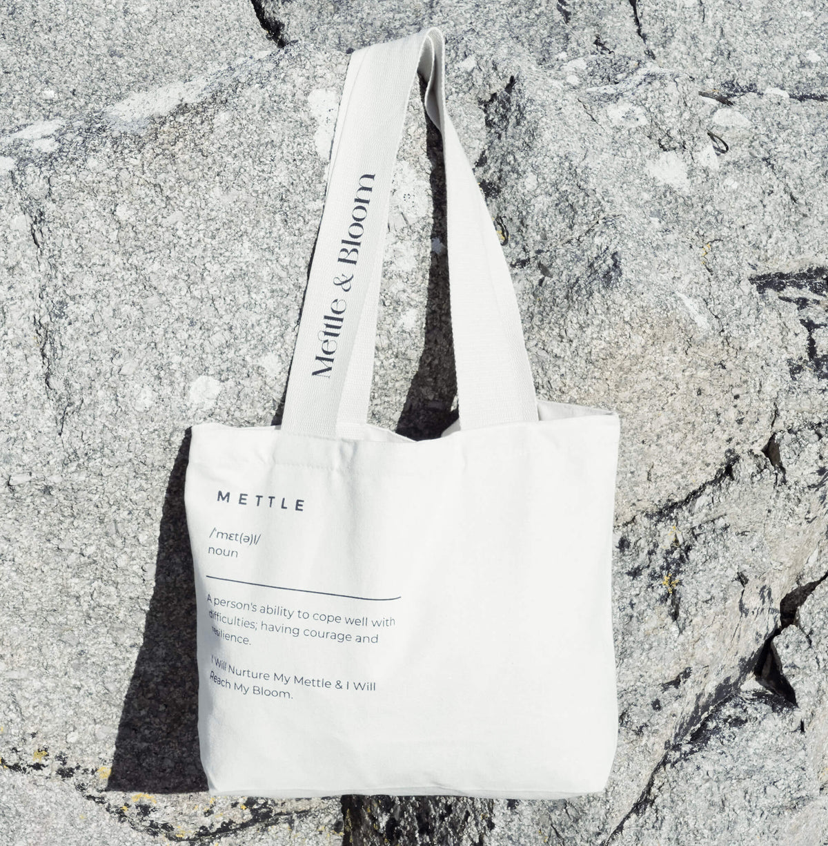 Made With Mettle Canvas tote bag