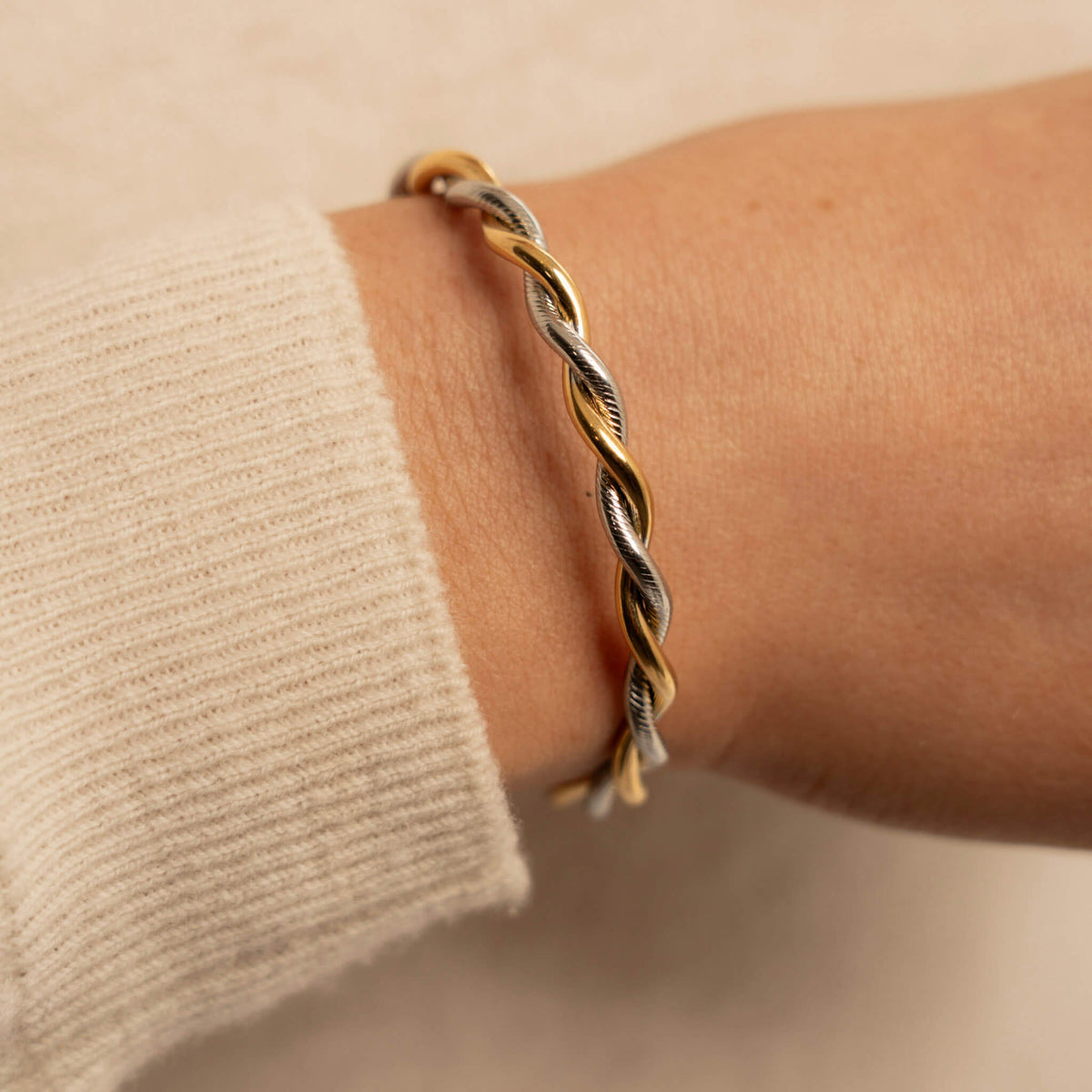 Lumina Two Tone Bangle